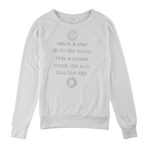 Studio Collection Womens Juniors Catch A Star Sweatshirt, NWT